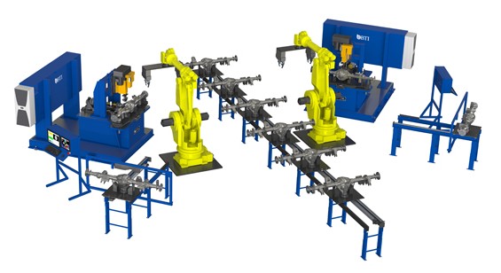 Rear Axle Cell featuring Two Drill Correction Balancers