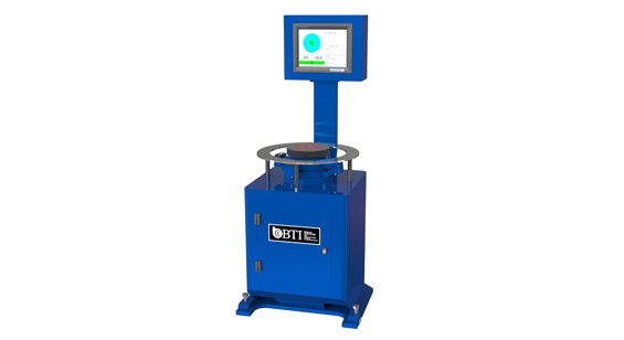 Static Grinding Wheel Audit Station with Pneumatic Tooling