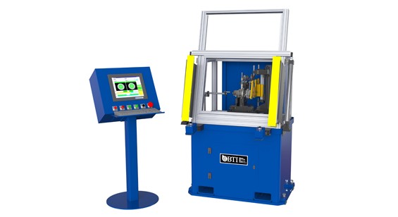 Automatic Low Speed Turbo Charger CHRA Core Assembly Balancer with Dual Drive Technology, Featuring both Belt and Servo Controlled Air Drive Systems as well as Oil Pumping with Flow & Temperature Monitoring Capabilities