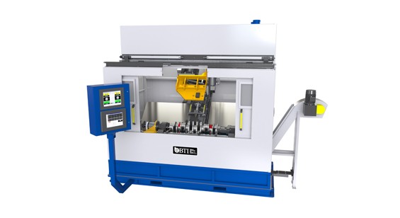 Fully-Automatic Crankshaft Balancer with High Pressure Coolant Through The Spindle Drill Correction and Overhead Gantry Load