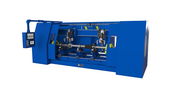 Heavy Duty 1 or 2 Piece Driveshaft Balancer with Resistance Weld Correction