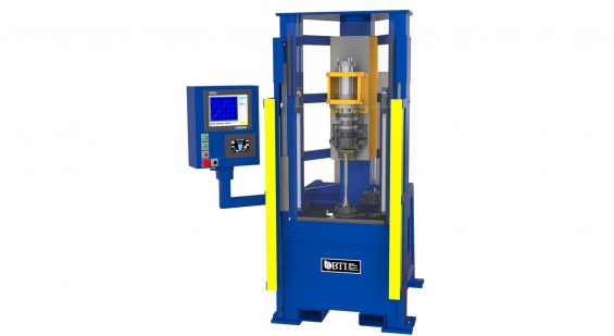 Automatic Torsional Test Stand for Steering Column Tulip Assemblies.